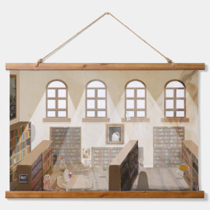 Tapisserie Suspendue La Bibliothèque Hantée