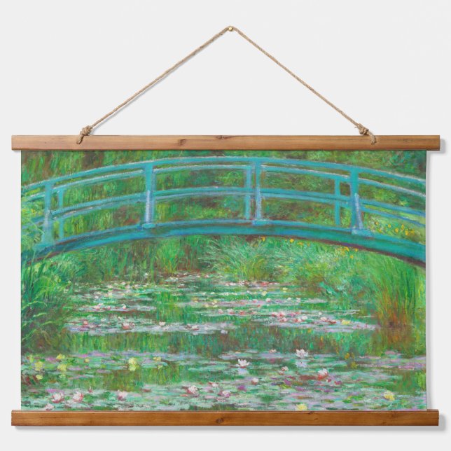 Tapisserie Suspendue La Claude Monet de la passerelle japonaise (Devant)