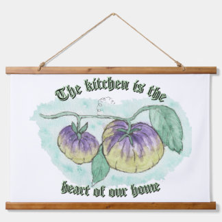 Tapisserie Suspendue La cuisine est le coeur de la maison