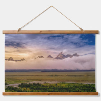 Tapisserie Suspendue La Dernière Lumière sur les Tetons