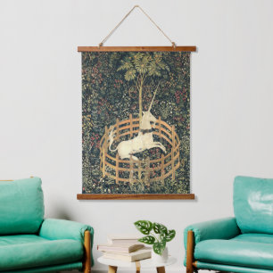 Tapisserie Suspendue La licorne en captivité (1495 - 1505) Médiévale