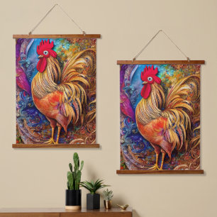 Tapisserie Suspendue La Majesté du coq