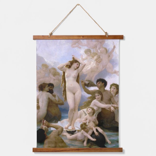 Tapisserie Suspendue La Naissance de Vénus de William-Adolphe Bouguerea (Recto)