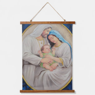 Tapisserie Suspendue La Sainte Famille : Portrait de l'Amour Divin