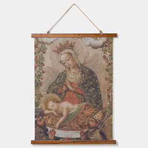 Tapisserie Suspendue La Vierge adorant le Christ Enfant Noël