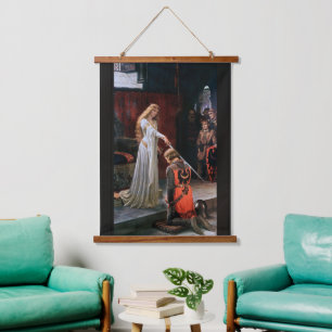 Tapisserie Suspendue L'accolade d'Edmund Blair Leighton