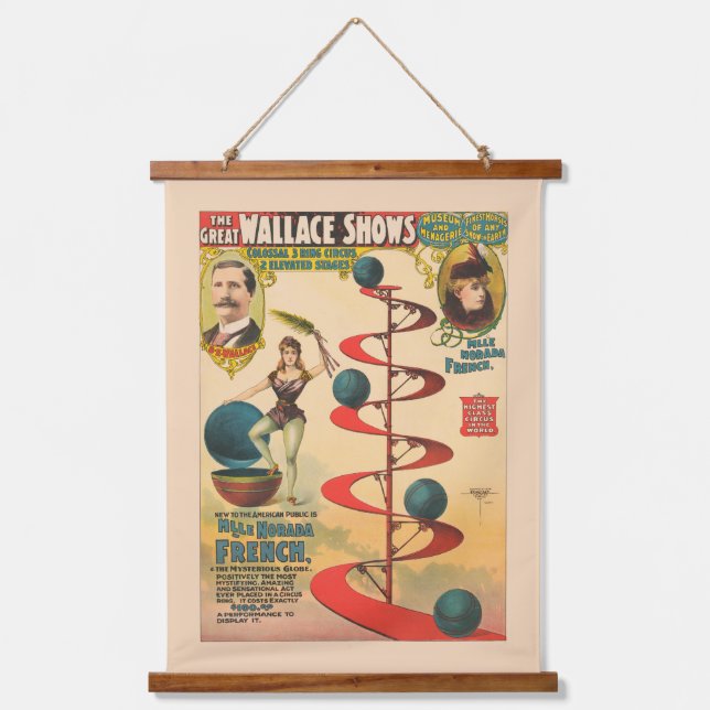 Tapisserie Suspendue L'Acte De M'lle Norada Français (Recto)