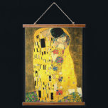Tapisserie Suspendue L'affiche Kiss by Gustav Klimt Fine Art Imprimer<br><div class="desc">L'art populaire Kiss (Lovers) peint entre 1908 et 1909 par le Symboliste autrichien et artiste Art Nouveau Gustav Klimt (1862-1918)</div>
