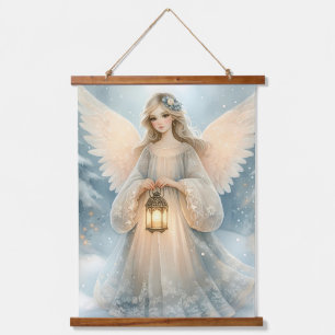 Tapisserie Suspendue Lanterne céleste d'ange d'hiver de grâce