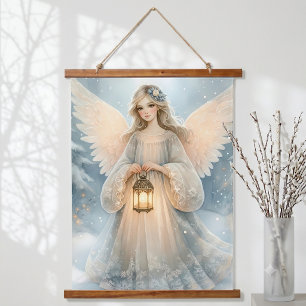 Tapisserie Suspendue Lanterne céleste d'ange d'hiver de grâce