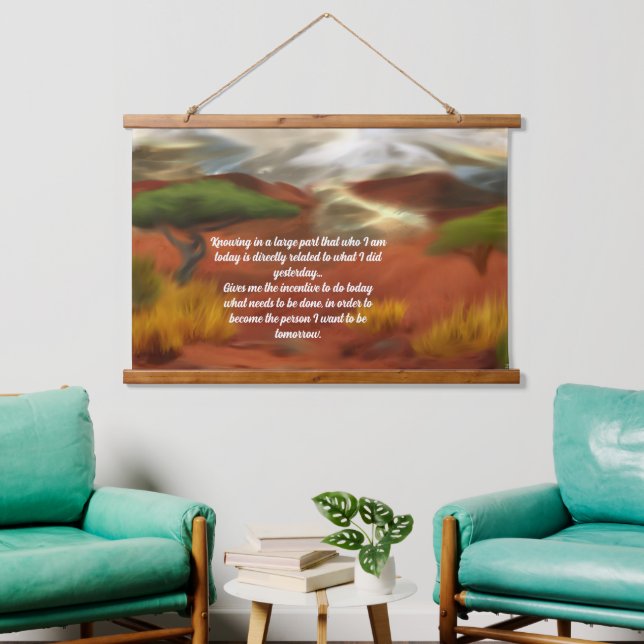 Tapisserie Suspendue L'Aube Extérieure Australienne L'Art Abstrait (Salon)