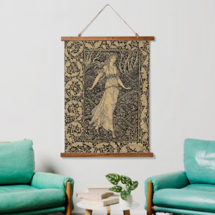 Tapisserie Suspendue Le bois au-delà du monde par William Morris