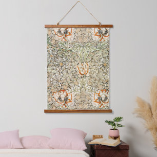 Tapisserie Suspendue Le célèbre motif Honeysuckle de William Morris