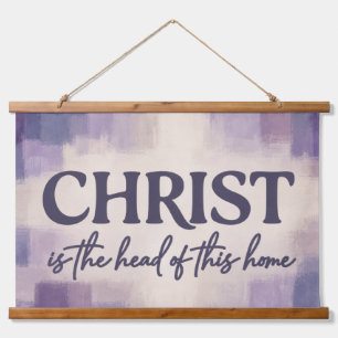 Tapisserie Suspendue Le Christ est le chef de cette maison   Chrétien