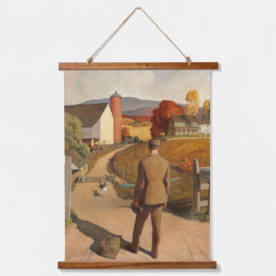 Tapisserie Suspendue Le Homecoming, 1945 par Newell Convers Wyeth