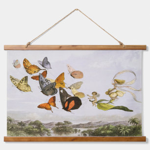 Tapisserie Suspendue Le transport enchanté de la reine des fées (1870)