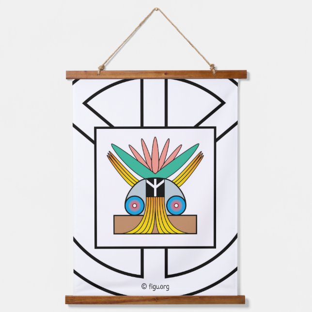 Tapisserie Suspendue Le vrai symbole de paix (Recto)