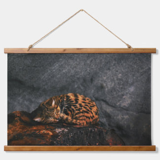 Tapisserie Suspendue Leopard Cat