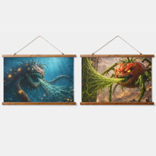 Tapisserie Suspendue Les rubans à double paroi de concombre de mer et d
