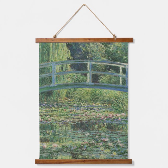 Tapisserie Suspendue L'étang À Eau, Peinture À L'Huile Paysagère, Monet (Recto)