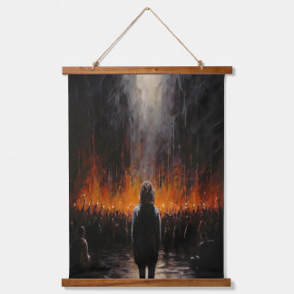 Tapisserie Suspendue L'extérieur : Art Abstrait dramatique