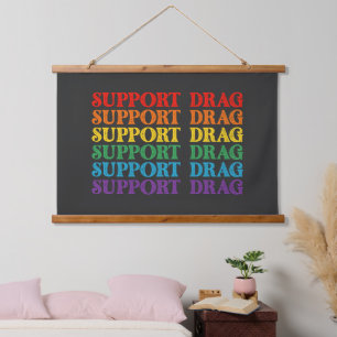 Tapisserie Suspendue LGBT Fierté Soutien Le Drag N'Est Pas Un Crime