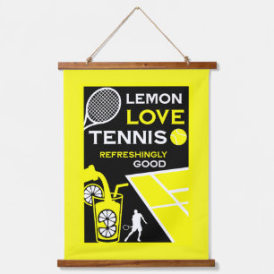 Tapisserie Suspendue Limonade de tennis vintage