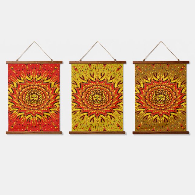 Tapisserie Suspendue Lion Coloré (Tripler)