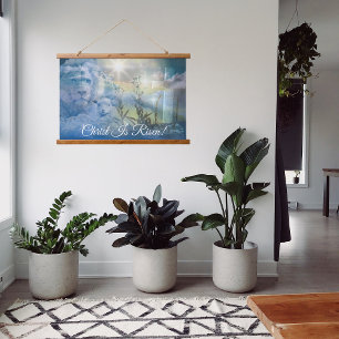 Tapisserie Suspendue Lion de Juda Agneau de Dieu Pâques chrétiennes