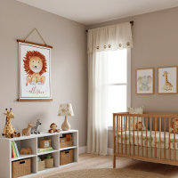 Lion mignon dessiné à la main personnalisé pour en