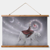 L'œuvre d'art Journey Winter Queen et ours polaire