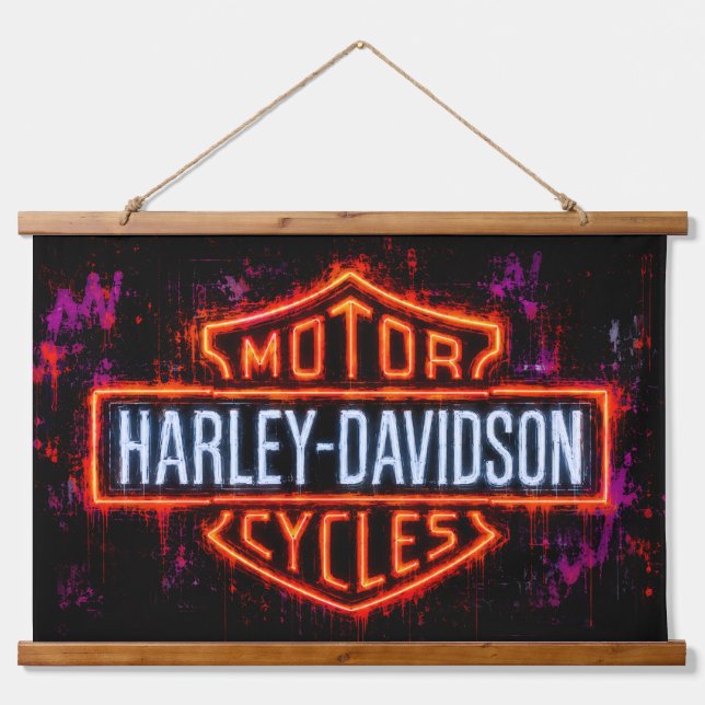 Tapisserie Suspendue Logo Art Harley-Davidson (Devant)