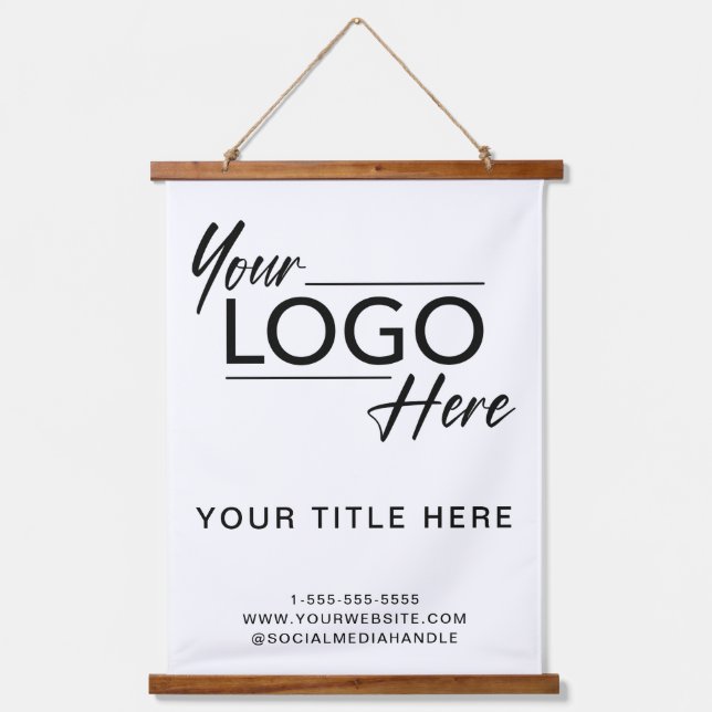 Tapisserie Suspendue Logo Professionnel (Recto)