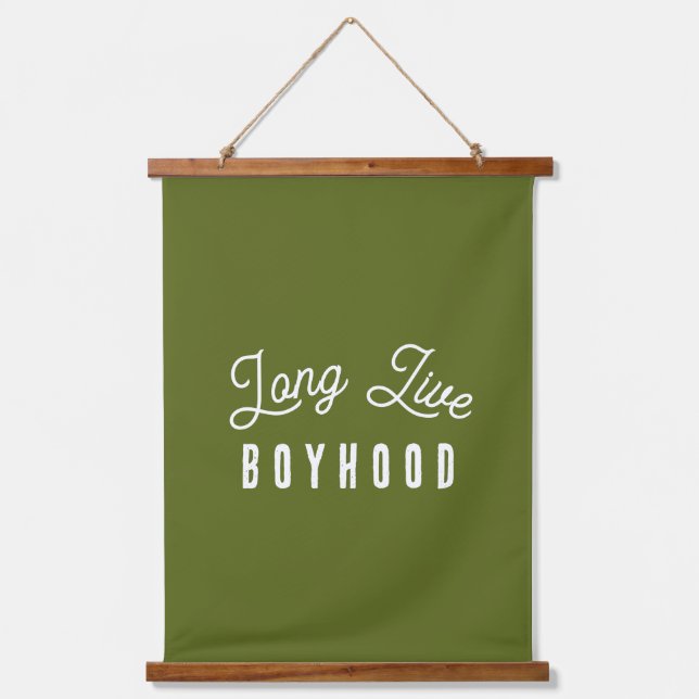 Tapisserie Suspendue Long Live Boyhood (Recto)