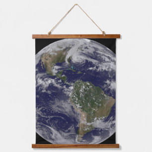 Tapisserie Suspendue L'Ouragan Sandy Le Long De La Côte Est Des États-U