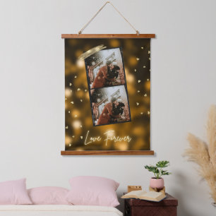 Tapisserie Suspendue Love Forever White Textes Photo Suspendu Tapisseri