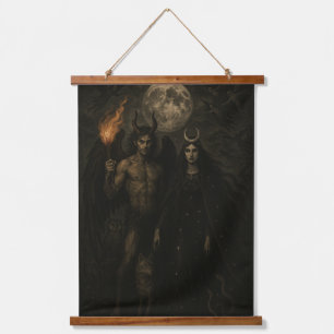 Tapisserie Suspendue Lucifer et Diana – Illustration de Nocturne de Sor