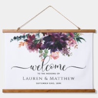 Luxueux Mariage Floral Bourgogne Bienvenue