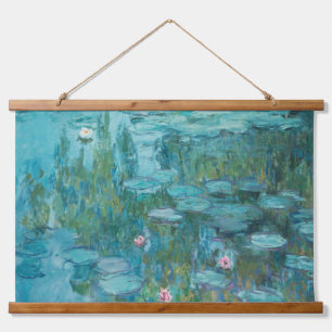 Tapisserie Suspendue Lys à eau, Peinture à l'huile d'art, Claude Monet