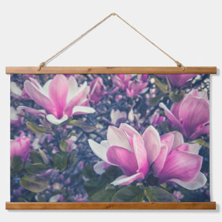 Tapisserie Suspendue Magnolias roses