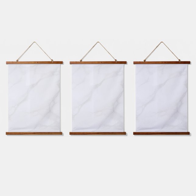 Tapisserie Suspendue Marbre Blanc (Tripler)