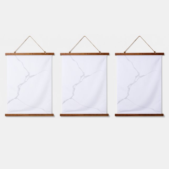 Tapisserie Suspendue Marbre blanc  (Tripler)