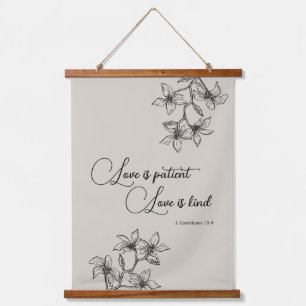 Tapisserie Suspendue Mariage chrétien Couples Bible Verse