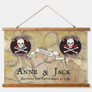 Tapisserie Suspendue Mariage pirate