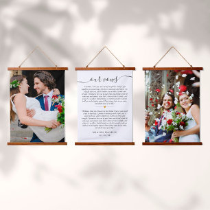 Tapisserie Suspendue Mariage Vows Anniversaire 2 Photo