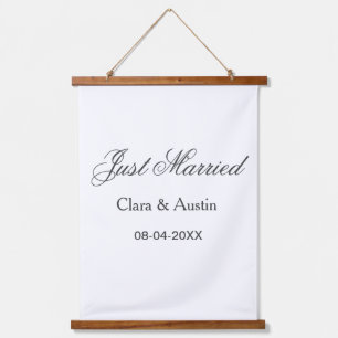 Tapisserie Suspendue Mariés add nom couple date année sim mariage