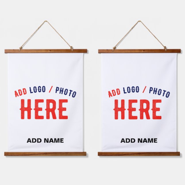 TAPISSERIE SUSPENDUE MARQUE BLANCHE MODERNE ET PERSONNALISABLE VÉRIFIÉE (Double)