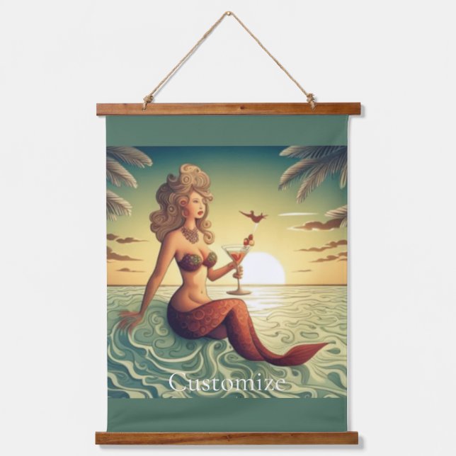 Tapisserie Suspendue Martini Classy Mermaid Thunder_Cove (Recto)