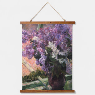 Tapisserie Suspendue Mary Cassatt - Lilacs dans une fenêtre