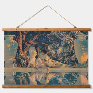 Tapisserie Suspendue Maxfield Parrish Le Jardin d'Allah 1918 Beaux-Arts